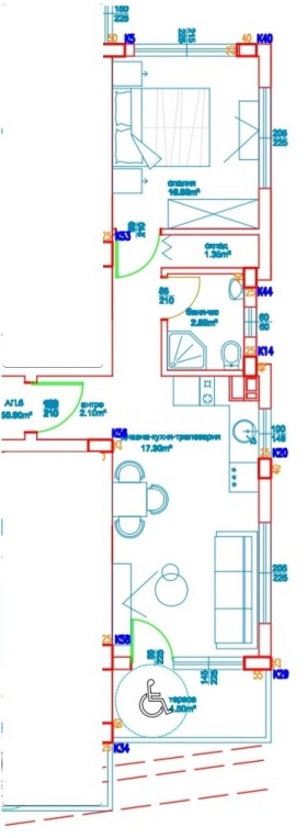 2-СТАЕН, 57 m2 - Holmes.bg 2-СТАЕН, 57 m2