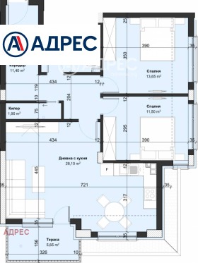 3-СТАЕН, 96 m2 - Holmes.bg 3-СТАЕН, 96 m2