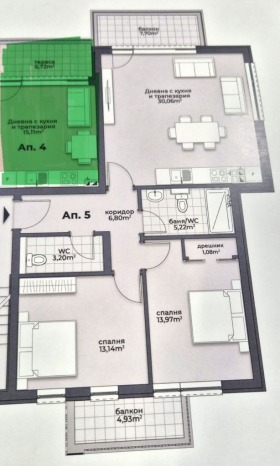 3-СТАЕН, 115 m2 - Holmes.bg 3-СТАЕН, 115 m2