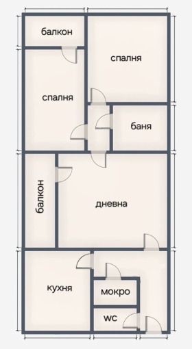 3-СТАЕН, 86 m2 - Holmes.bg 3-СТАЕН, 86 m2
