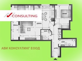 3-СТАЕН, 110 m2 - Holmes.bg 3-СТАЕН, 110 m2