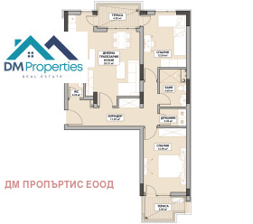 3-СТАЕН, 113 m2 - Holmes.bg 3-СТАЕН, 113 m2