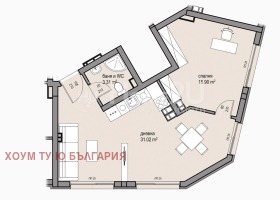 Обява Продава 2-СТАЕН,град София, Малинова долина