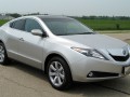Technical specifications of the car and fuel economy of Acura ZDX