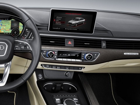 Audi A4 V (B9) Avant teknik özellikleri