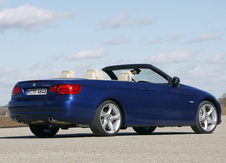 BMW 3er Cabrio (E93) technical specifications and fuel consumption —