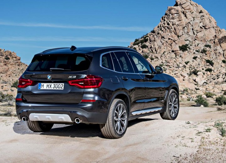 BMW X3 (G01) technical specifications and fuel consumption