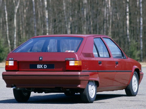 Technical specifications and characteristics for【Citroen BX (XB-_)】