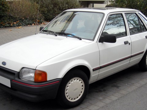 Technical specifications and characteristics for【Ford Escort IV (GAF,AWF,ABFT)】
