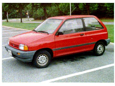 Technical specifications and characteristics for【Ford Festiva I】