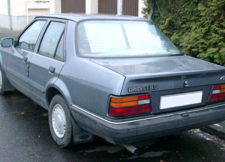 Technical specifications and characteristics for【Ford Orion I (AFD)】 - picture 2