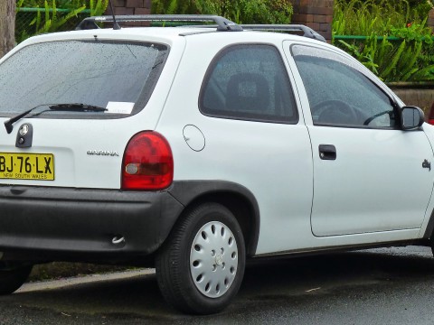 Holden Barina (B) teknik özellikleri