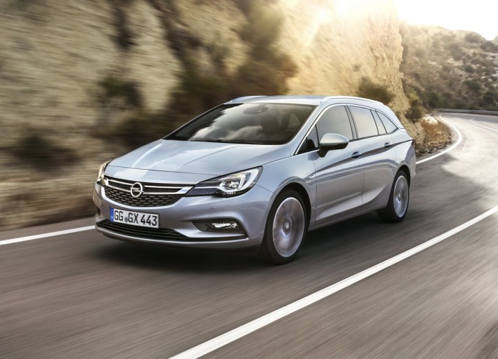 Opel Astra K Caravan technical specifications and fuel consumption —