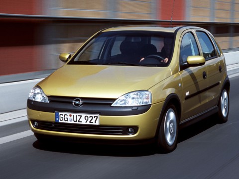 Technische Daten und Spezifikationen für Opel Corsa C