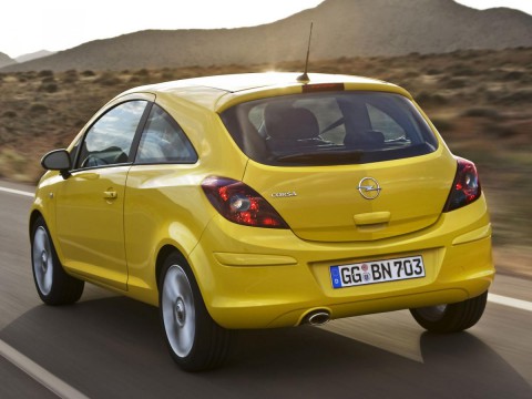 Especificaciones técnicas de Opel Corsa D Facelift 3-door