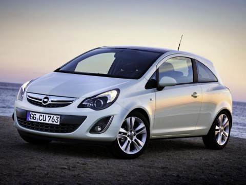 Technische Daten und Spezifikationen für Opel Corsa D Facelift 3-door