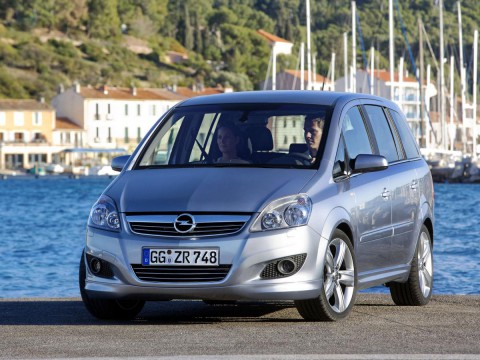 Technische Daten und Spezifikationen für Opel Zafira B