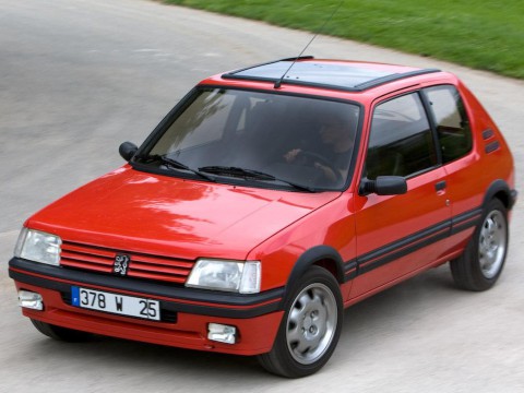 Technical specifications and characteristics for【Peugeot 205 II (20A/C)】