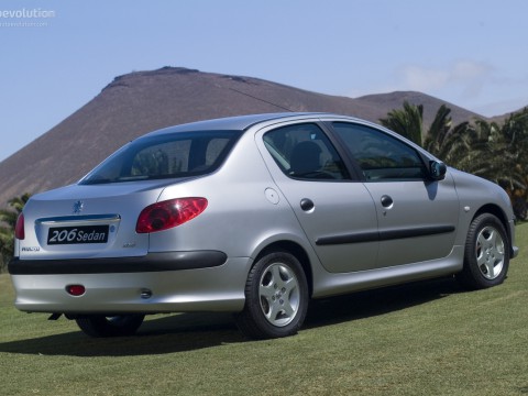 Technical specifications and characteristics for【Peugeot 206 Sedan】