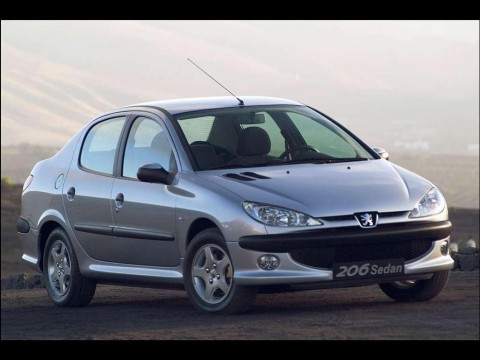 Technische Daten und Spezifikationen für Peugeot 206 Sedan