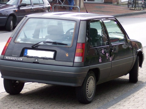 Caractéristiques techniques de Renault 5