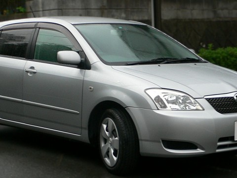 Especificaciones técnicas de Toyota Corolla Runx