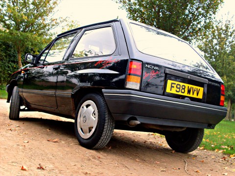 Technical specifications and characteristics for【Vauxhall Nova CC】
