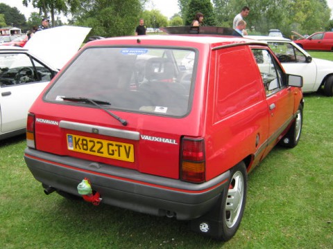 Технически характеристики за Vauxhall Novavan