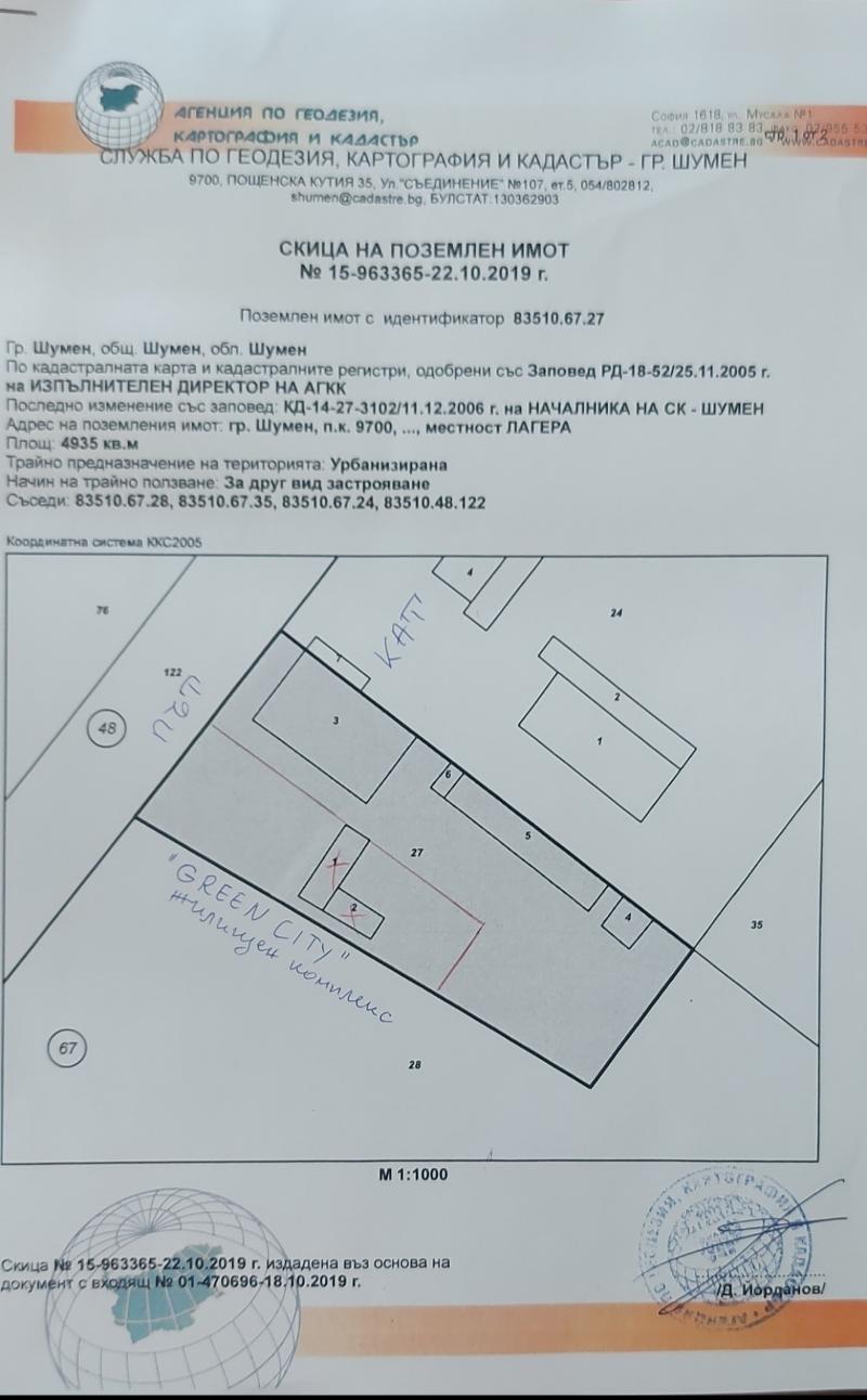 Продава  Парцел, град Шумен, Тракия • 1 EUR • ID 11137438 — holmes.bg - [1] 