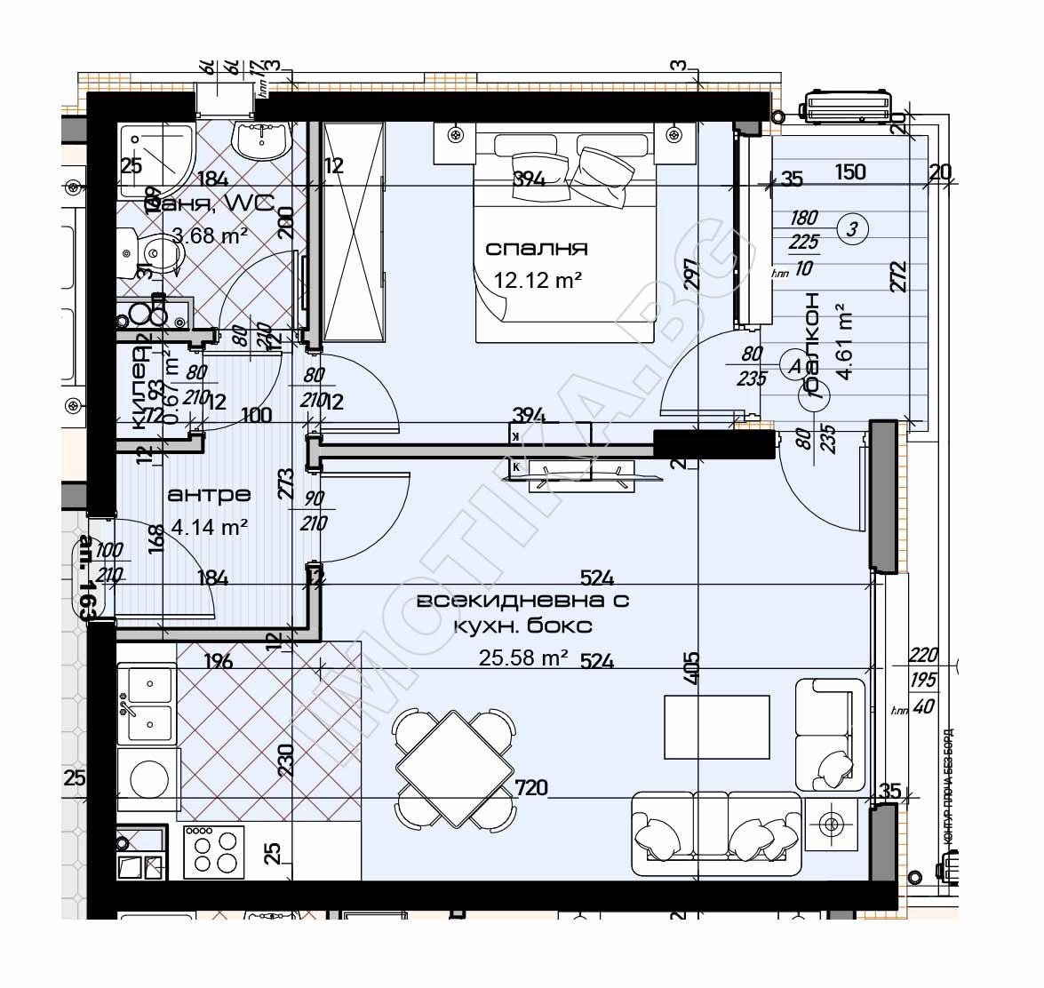 Продава 2-СТАЕН, гр. Варна, Младост 1, снимка 2 - Апартаменти - 53957211