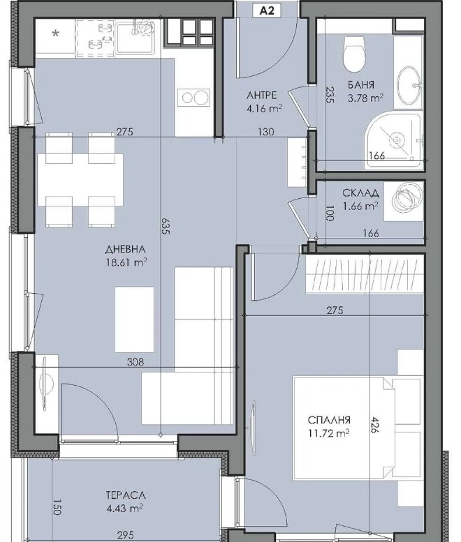 Продава  2-стаен област Бургас , гр. Созопол , 61 кв.м | 42149242 - изображение [2]