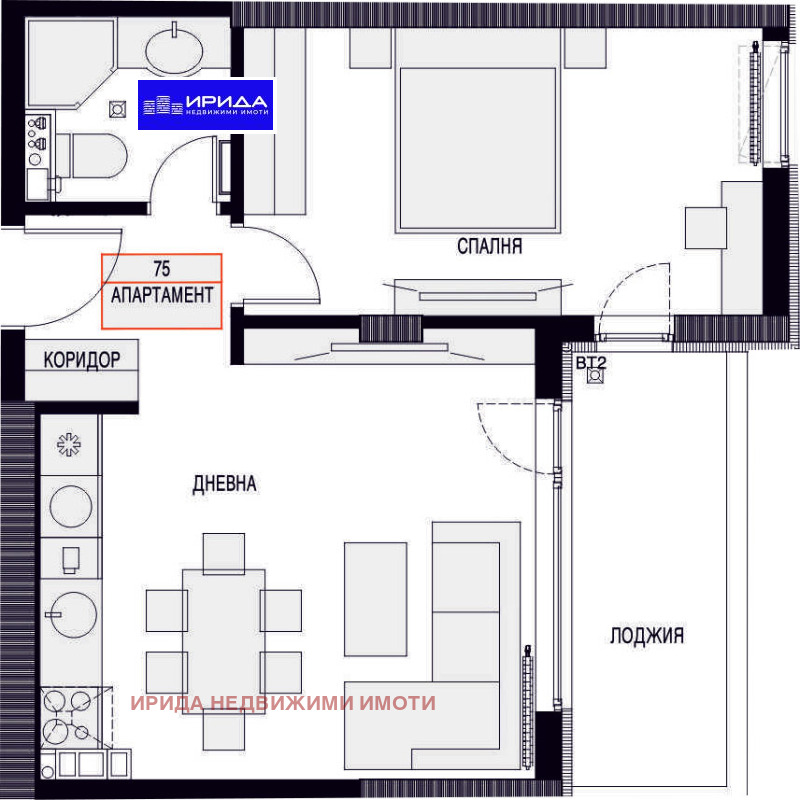 Na sprzedaż  1 sypialnia Sofia , Ljulin 2 , 76 mkw | 24120959 - obraz [6]