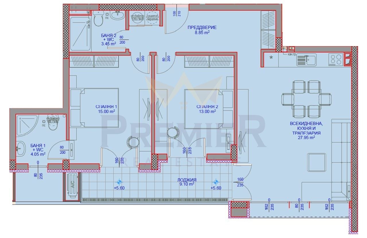 Продава 3-СТАЕН, гр. Варна, Виница, снимка 6 - Апартаменти - 53887390