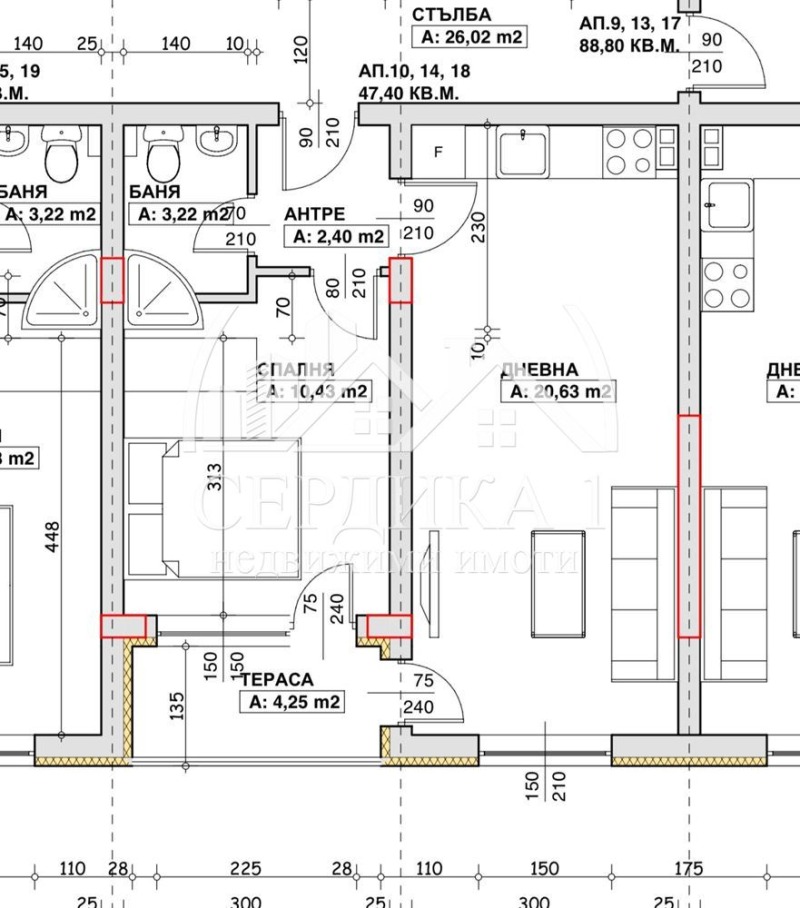 Продава  2-стаен град Благоевград , Идеален център , 55 кв.м | 83249600