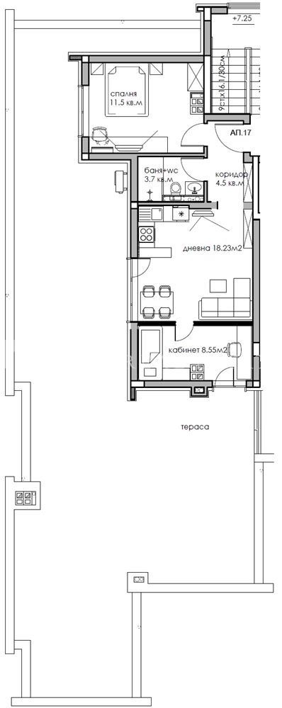 En venta  2 dormitorios Sofia , Obelya , 73 metros cuadrados | 91146809 - imagen [4]