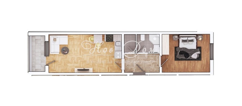 Продава 2-СТАЕН в град София, Овча купел - 82 кв.м / 165 900 € » 324 472.20 лв., НОВ ДОМ 1