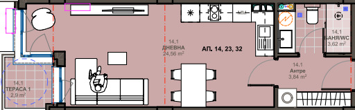 Продава 1-СТАЕН, гр. Поморие, област Бургас, снимка 2 - Апартаменти - 54157863