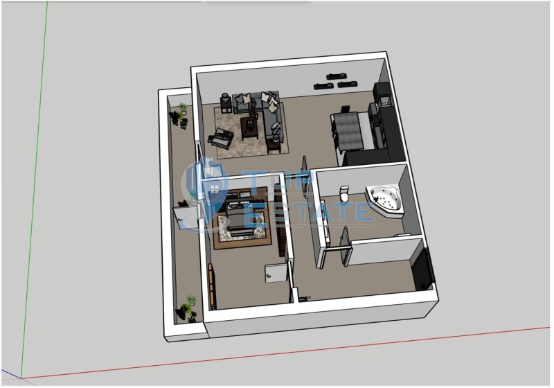 Myytävänä  1 makuuhuone Veliko Tarnovo , Buzludža , 102 neliömetriä | 61088203 - kuva [3]