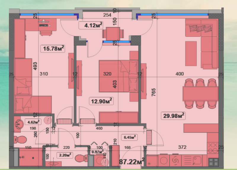 Na sprzedaż  2 sypialnie Warna , Czajka , 105 mkw | 90587102 - obraz [5]