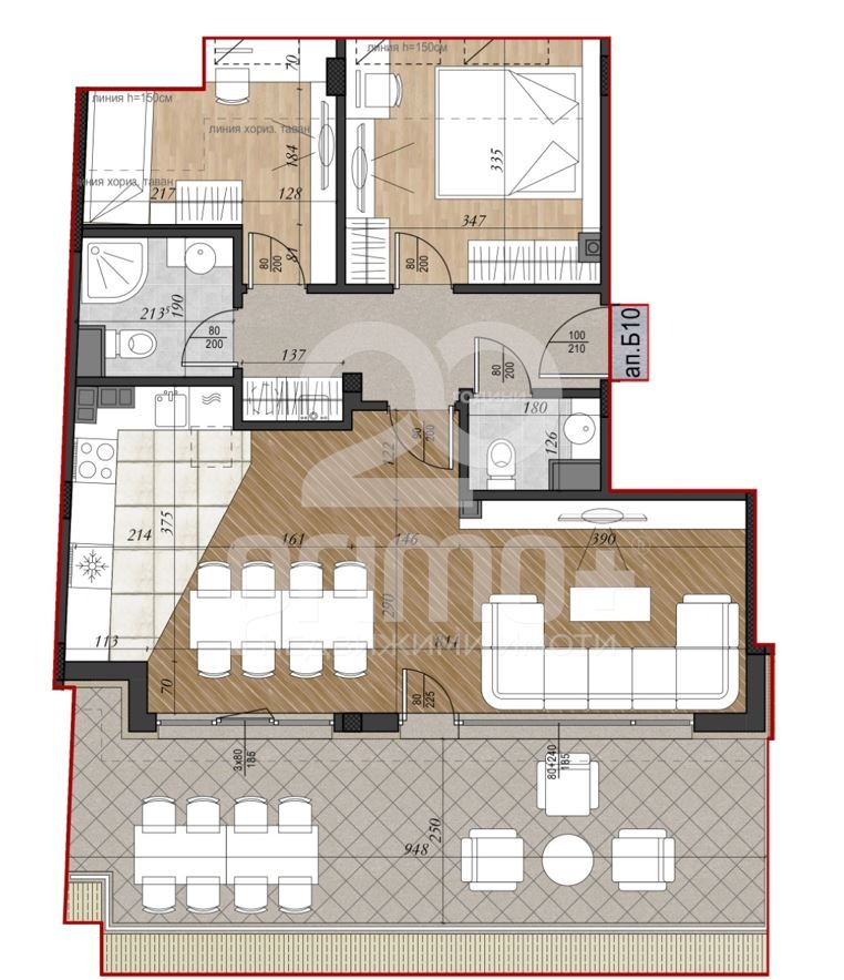 In vendita  2 camere da letto Sofia , Krastova vada , 125 mq | 80136636 - Immagine [3]
