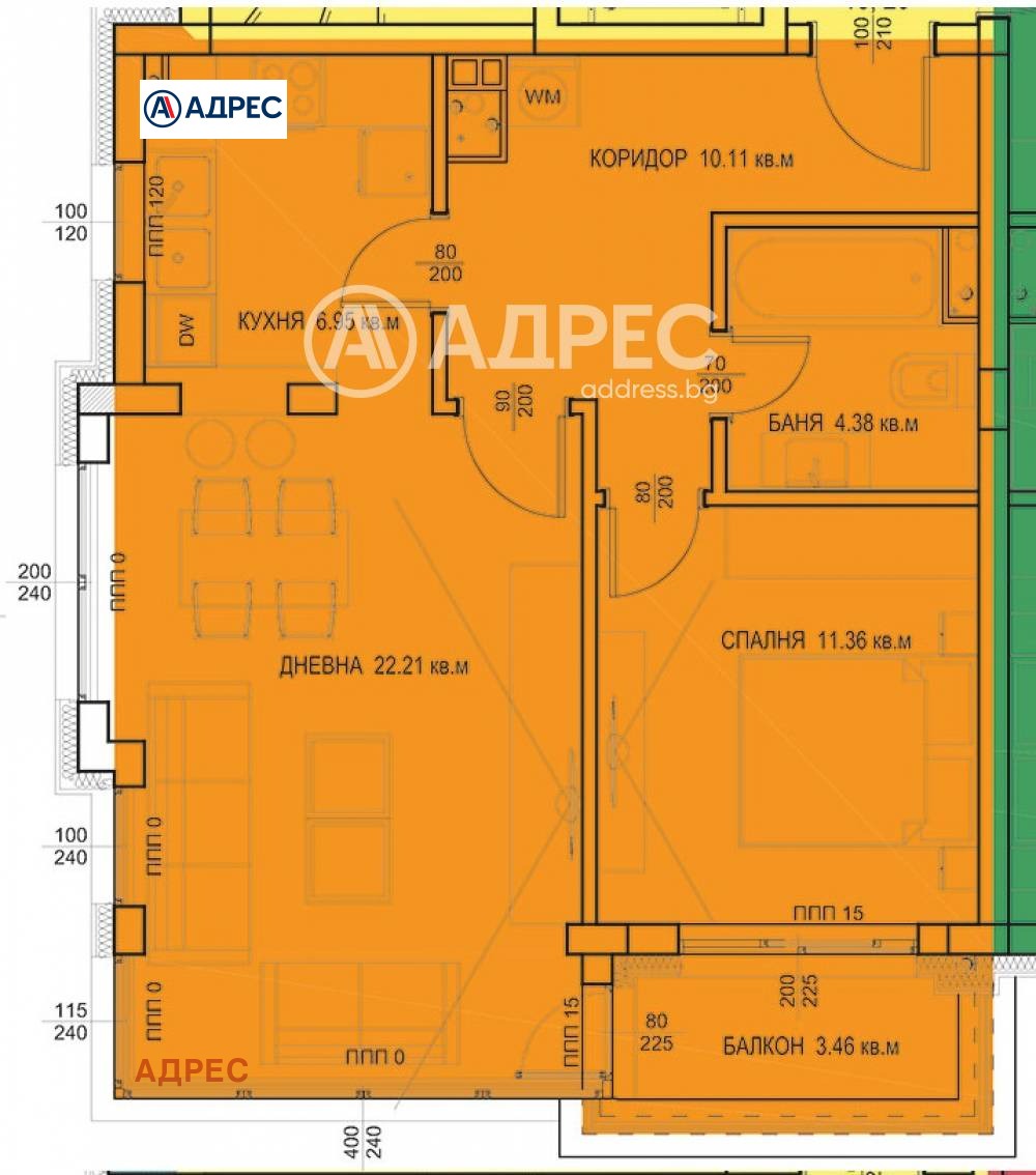 Продава 2-СТАЕН, гр. Варна, к.к. Св.Св. Константин и Елена, снимка 5 - Апартаменти - 54136018