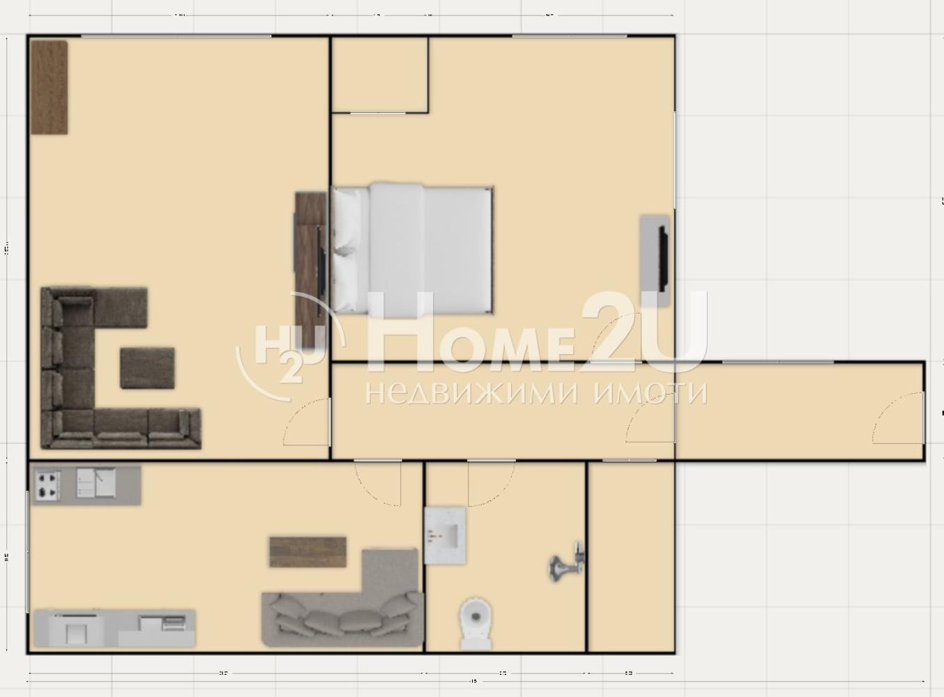Продава 2-СТАЕН, гр. Бургас, Зорница, снимка 9 - Апартаменти - 55155577