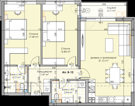 1 Schlafzimmer Karschijaka, Plowdiw 10