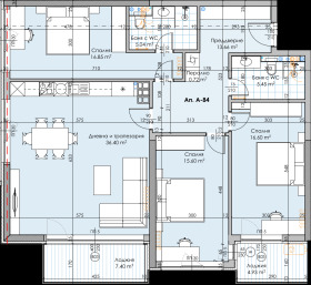 1 Schlafzimmer Karschijaka, Plowdiw 6