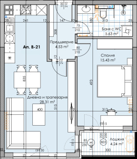 1 Schlafzimmer Karschijaka, Plowdiw 11