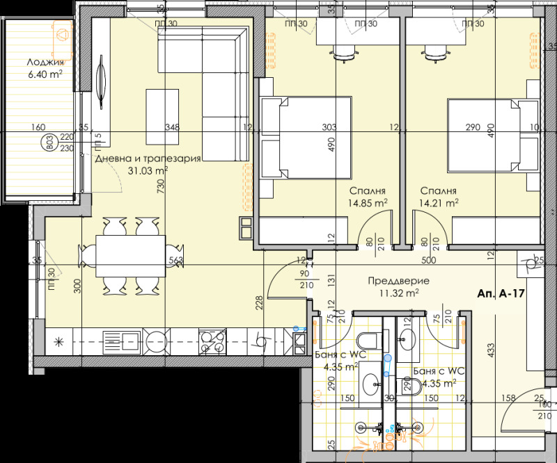 Продава 2-СТАЕН, гр. Пловдив, Кършияка, снимка 3 - Aпартаменти - 47355491