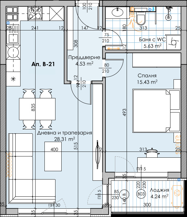 Продава 2-СТАЕН, гр. Пловдив, Кършияка, снимка 10 - Aпартаменти - 47355491