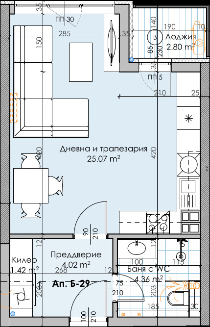 Продава 2-СТАЕН, гр. Пловдив, Кършияка, снимка 8 - Aпартаменти - 47355491