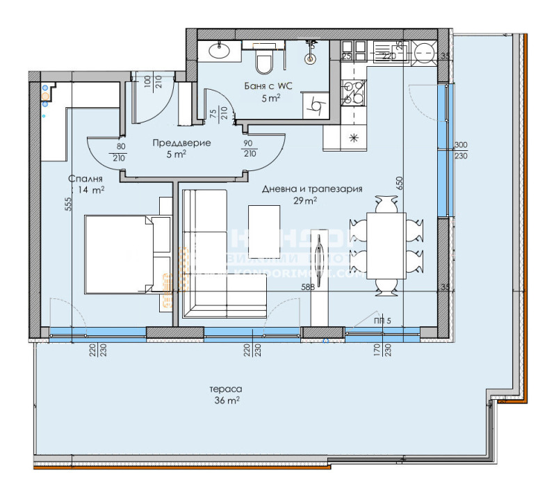 Продава  2-стаен град Пловдив , Кършияка , 117 кв.м | 88587615 - изображение [2]