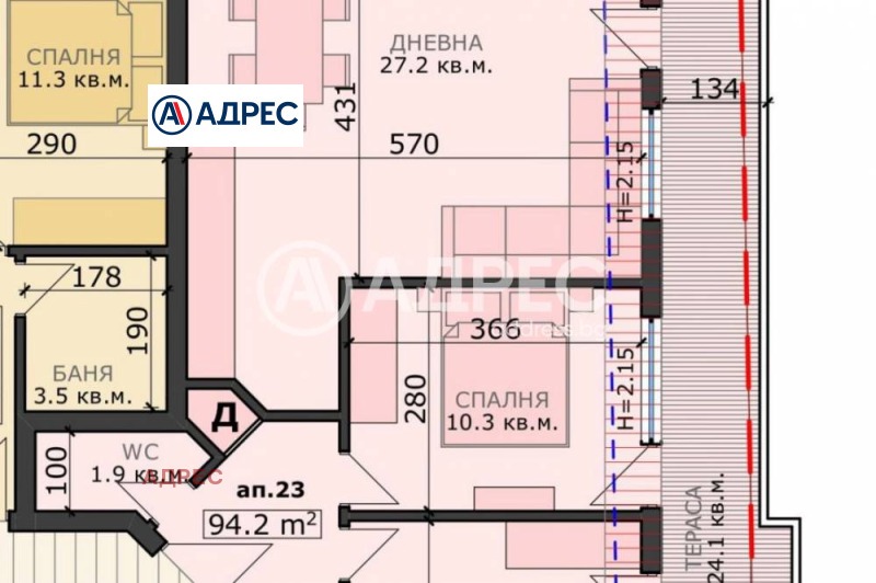 Na prodej  2 ložnice Varna , Asparuchovo , 105 m2 | 83080599 - obraz [6]